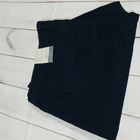 Style & Co Women's Pants Straight Legs High Rise Slimming Pockets Size 18W - Picture 2 of 9